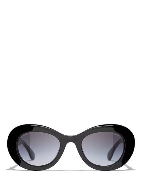 chanel oval sunglasses|More.